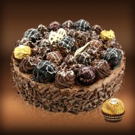 Ferrero Rocher Nutella Eclairs Cake